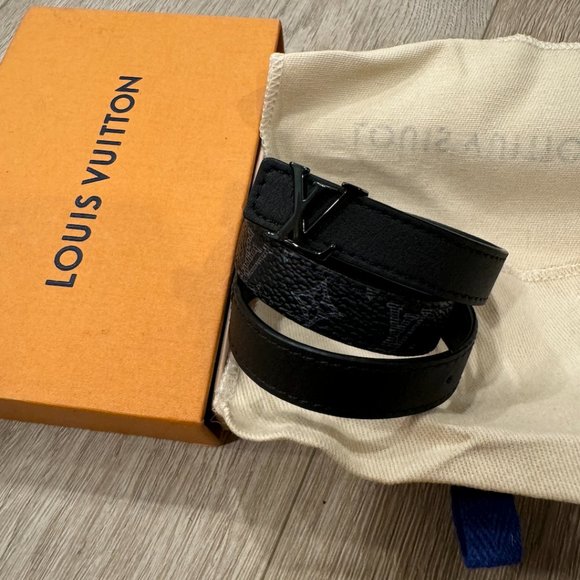 100% Authentic Louis Vuitton LV INITIALES 14MM REVERSIBLE BRACELET - Picture 2 of 6